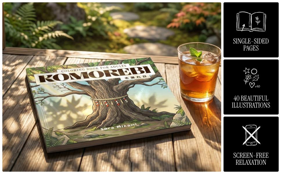 Komorebi coloring book concept and philosophy overview by Sora Mikami