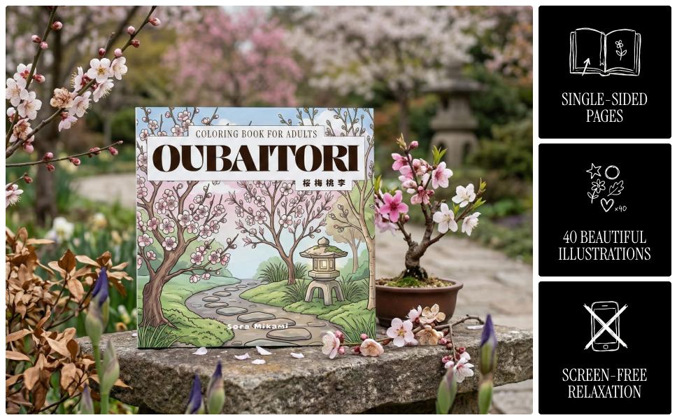 Oubaitori coloring book concept and philosophy overview by Sora Mikami