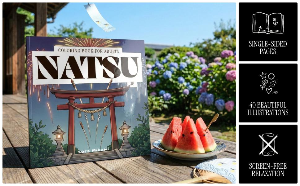 Natsu coloring book concept and philosophy overview by Sora Mikami